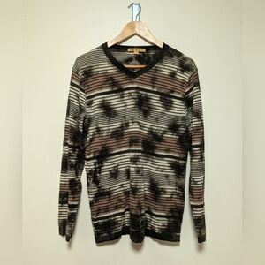 Mark Fairwhale Tie Dye Striped Long Sleeve Tee – Size L